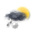 Averses ou intermittence de pluie et neige mêlées Averses ou intermittence de pluie et neige mêlées
