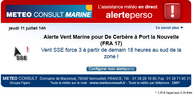 <strong>alerte</strong>perso MARINE par mail <strong>alerte</strong>perso MARINE par mail